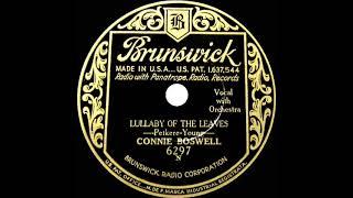 1932 Connie Boswell - Lullaby Of The Leaves