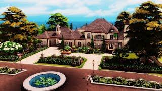 French Country Millionaire Mansion  Stop Motion  No CC  The Sims 4