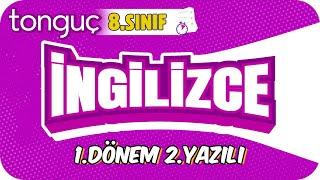 8.Sınıf İngilizce 1.Dönem 2.Yazılıya Hazırlık  #2024