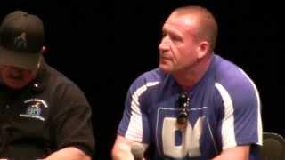 Dorian Yates Speaks About Grainy Muscles at The 2012  Joe Weiders Master Mr Olympia Legends Seminar