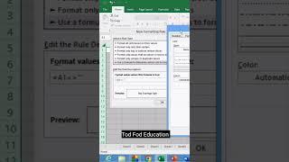 How to apply dynamic border in #microsoft #excel #msexcel #shorts #computer #education