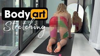 4K Housewife  Body art Stretching Transparent Haul No Bra See Through Try On