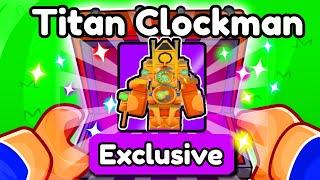 Unlocking #1 TITAN CLOCKMAN Secret ABILITY.. in Roblox Toilet Tower Defense