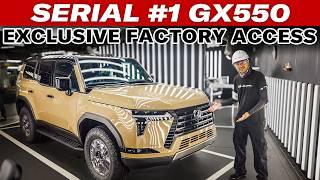 Watch The FIRST 2024 Lexus GX550 Get Built on the Toyota Assembly Line  Capturing Car Culture