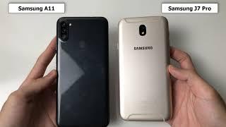 Samsung A11 vs Samsung J7 Pro Speed Test Display Test  Exynos 7870 vs Snapdragon 450