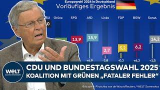 EUROPAWAHL CDU und Grüne in Koalition bei Bundestagswahl 2025? Das wäre ein fataler Fehler