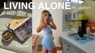 LIVING ALONE A Productive Reset  last summer days selfcare & back to the gym