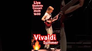 Vivaldi - summer Laura Lāce #live #guitar #stream #coverguitar #guitarplayer #top #best #concert