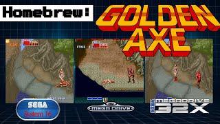 Golden Axe Arcade Vs Sega 32x Vs Sega MDGenesis