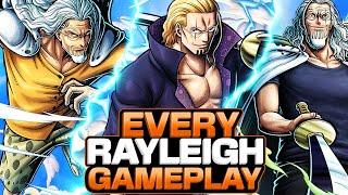 Every Rayleigh Gameplay  One Piece Bounty Rush
