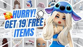 HURRY GET 19+ ROBLOX FREE ITEMS  EVENTS 2024