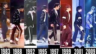 Michael Jackson Billie Jean Moonwalk Evolution 1983-2009  High Quality