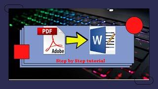 How to Convert PDF to Word Document  Free and No Software   Without Losing Format