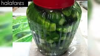 تحضيرات رمضان مخلل خيارلشهر رمضان لا غنى عنه فى رمضانCucmber pickles