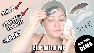 ZIIP HACKS + PLUMP & FOUNDERS FAVORITE TREATMENTS DEMO  ZIIP WITH ME SERIES #ZIIP