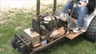 Pulling Tractor with a motorcycle engine