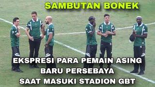 Begini Sambutan Bonek di Stadion Saat Para Pemain Baru Persebaya Masuki Lapangan