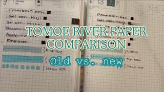 Tomoe River Paper Comparison  Hobonichi Paper - Old vs. New