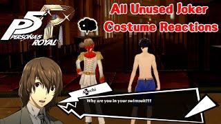 Unused Joker Costume Reactions - Persona 5 Royal