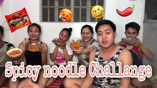 SPICY NOODLE CHALLENGE with TeamBa nagkadayaan pa