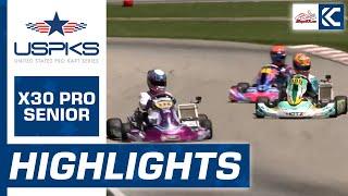 2024 US Pro Kart Series Round 3 Highlights X30 Pro Senior