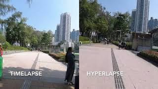 Timelapse Vs Hyperlapse on DJI Action Cam
