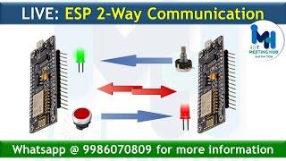 ESP32  2-Way Communication  ESP-NOW  #ElecrowMaker