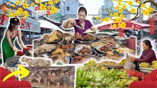 Must try The best Vietnamese traditional food market tour - So much fresh seafood vegetables fish