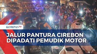 Jalur Pantura Cirebon Padat Pemudik Antre di Simpang Pemuda Terminal Harjamukti - Simpang Perumnas