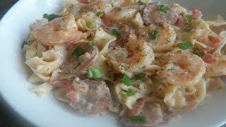 How to make Cajun Shrimp and Sausage Pasta