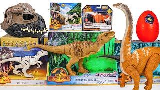 Jurassic World Unboxing Review  NEW CHAOS THEORY T-REX & Atrociraptor Diplodocus Dino Mask  ASMR