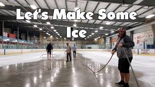 Spraying and Painting the Rink Sportsplex Style