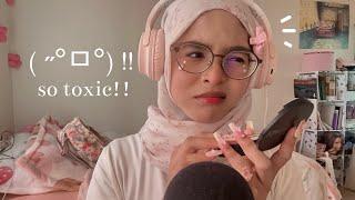 ASMR IN MALAY  TOXIC BESTIE DOES YOUR MAKEUP ITS YOUR BIRTHDAY???