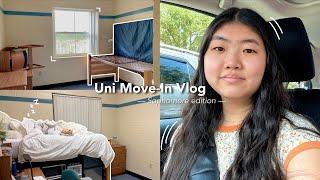College Move-In Vlog  University of Florida unpacking moving furniture dorm tour