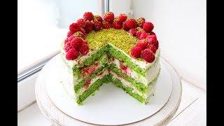 ИЗУМРУДНЫЙ ТОРТ из ШПИНАТА    SPINACH CAKE