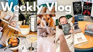 reading 3 books new vlog camera real housewives chat + more  WEEKLY VLOG