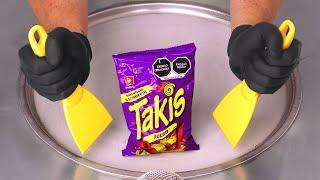 Takis - Fuego Ice Cream Rolls Snack  ASMR