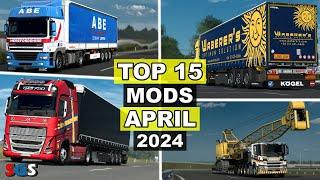 ETS2 1.50 TOP 15 MODS - APRIL 2024