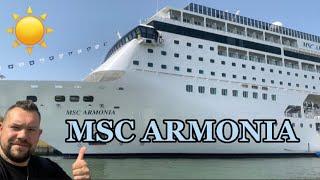 MSC ARMONIA Kreuzfahrt Cruise  Rundgang Review Buffet  2022 4K