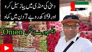 Dubai Onion Export  How to export onion from pakistan to Dubai  Dubai Business #aneesvoice