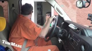 Prisoner Drive Thru Prank - Tom Mabe Pranks