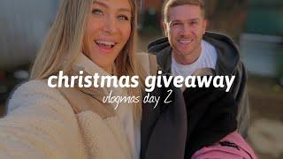 HUGE christmas giveaway  vlogmas day 2