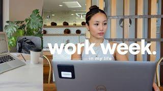 WORK WEEK IN MY LIFE  9-5 productive vlog + CAREER TRANSITION to UIUX design