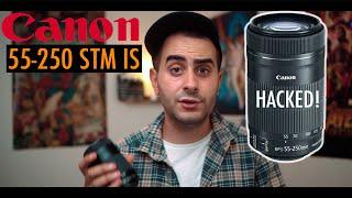 Hacking the CANON EF-s 55-250 IS Lens to fit EF Speedboosters