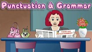 English Grammar - Learn Use Of Punctuation Educational Game for Children Language Lesson