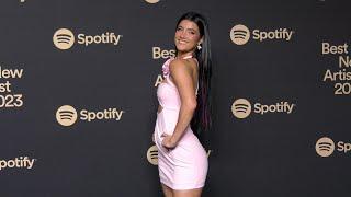 Charli DAmelio 2023 Spotifys Best New Artist Party Black Carpet  Grammy Party