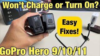 GoPro Hero 91011 Wont Turn On or Wont Charge? Easy Fixes