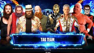 Team WYATT FAMILY vs. Team RHODES FAMILY  4v4 Tag Team Elimination Match  WWE 2K24