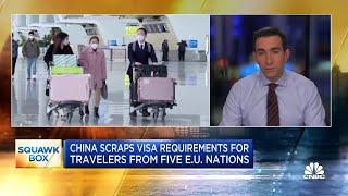 China scraps visa requirements for travelers from five EU nations