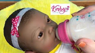 Bottle Feeding Kinby Baby Imani Doll